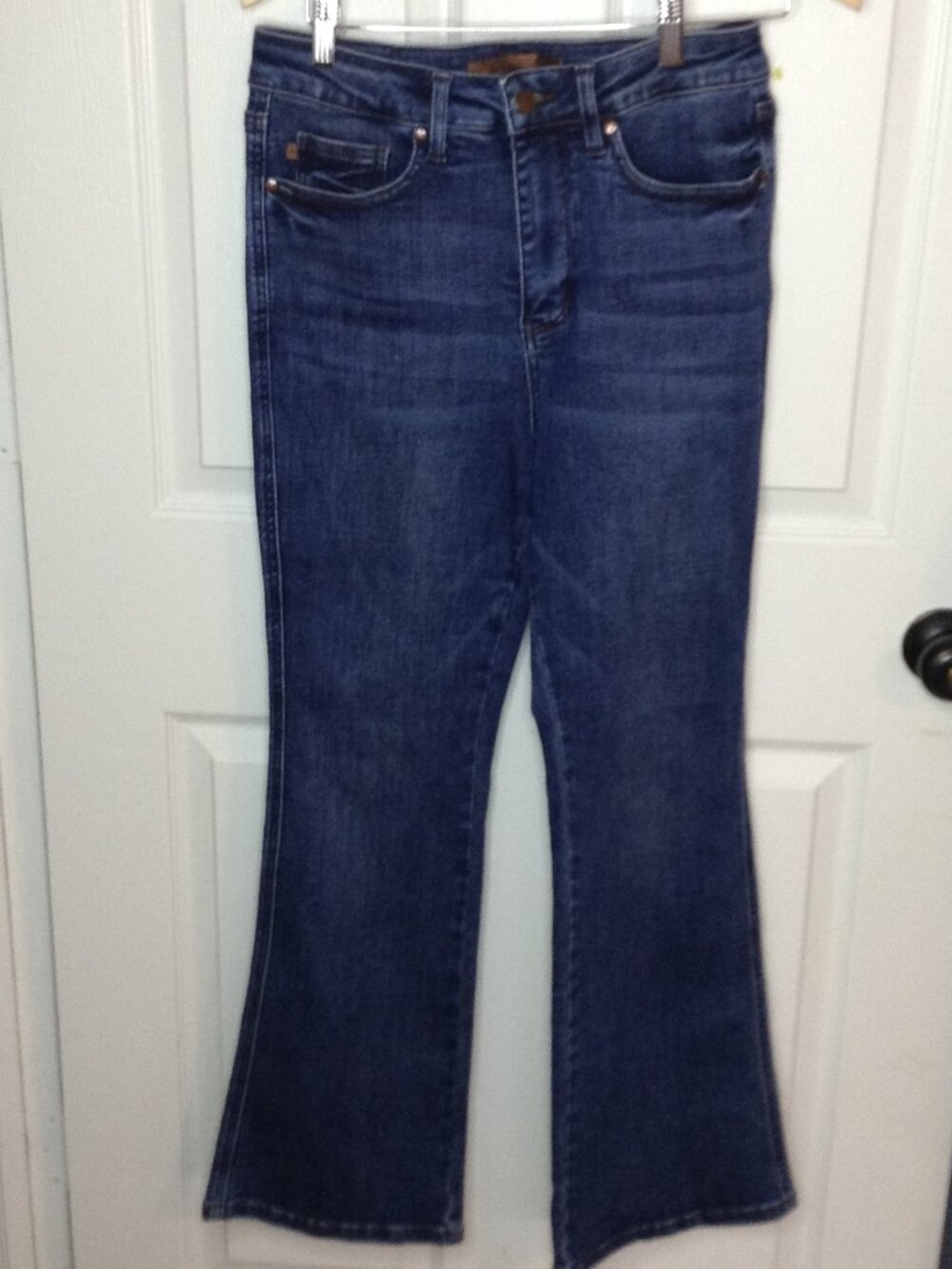 NWOT Judy Blue 7/28 "Short" LA Jeans Boot Cut Rodeo Trending Bohemian Jeans Chic
